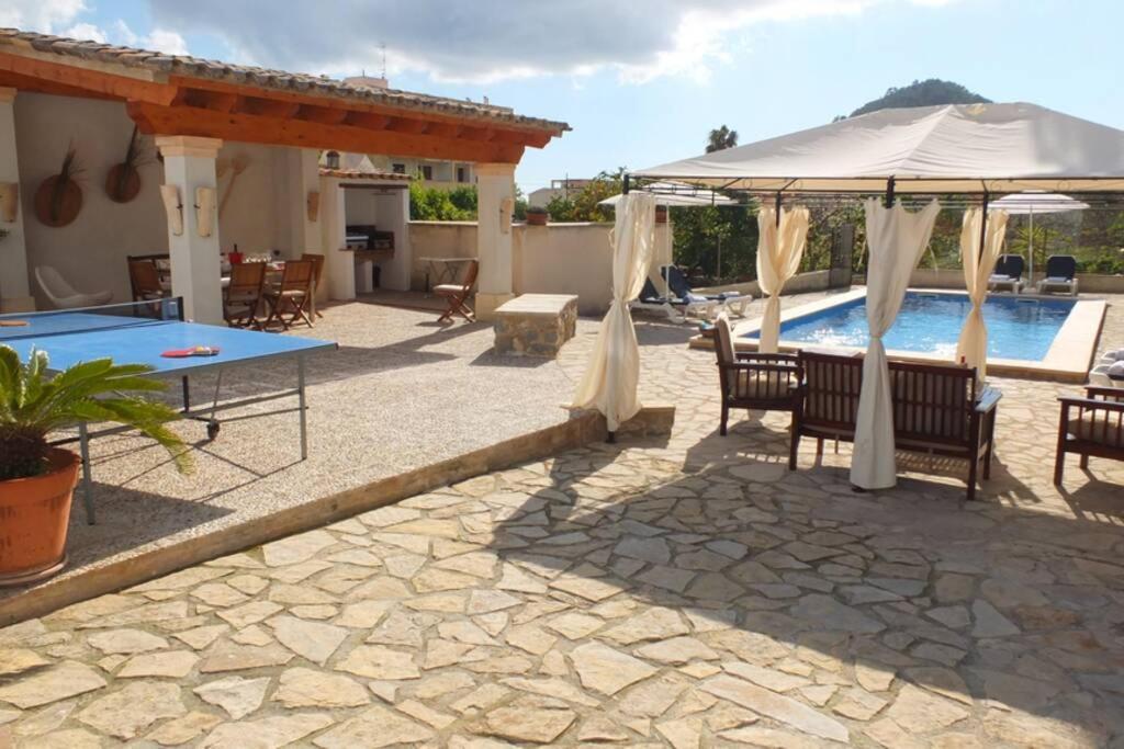 Villa Maria, Bonita Casa Con Jardin Y Piscina Privada En أندراتكس المظهر الخارجي الصورة