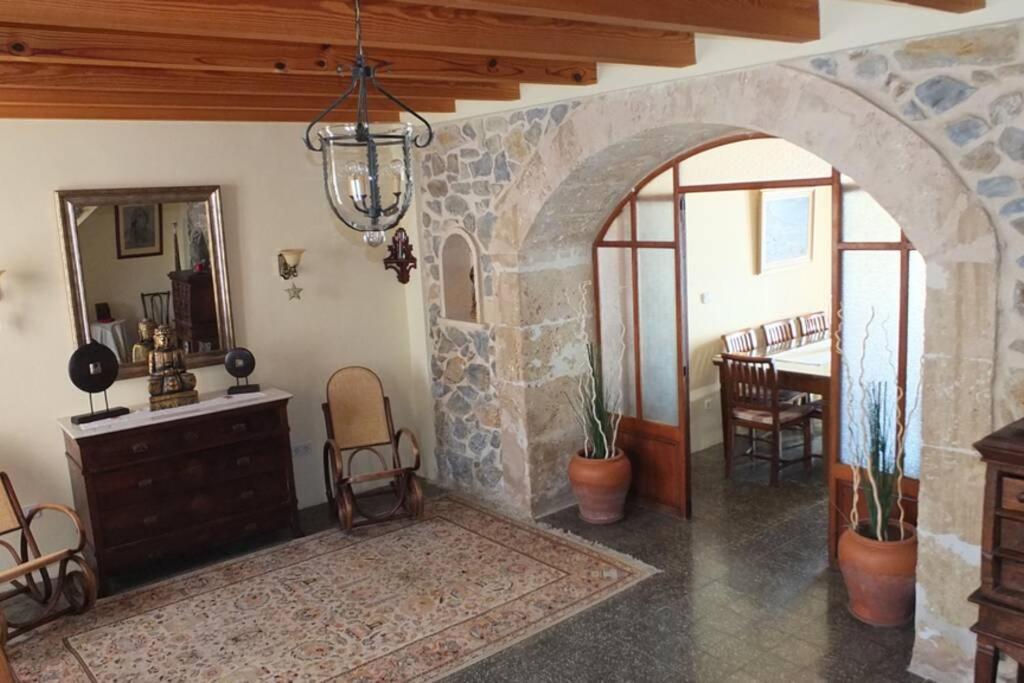 Villa Maria, Bonita Casa Con Jardin Y Piscina Privada En أندراتكس المظهر الخارجي الصورة