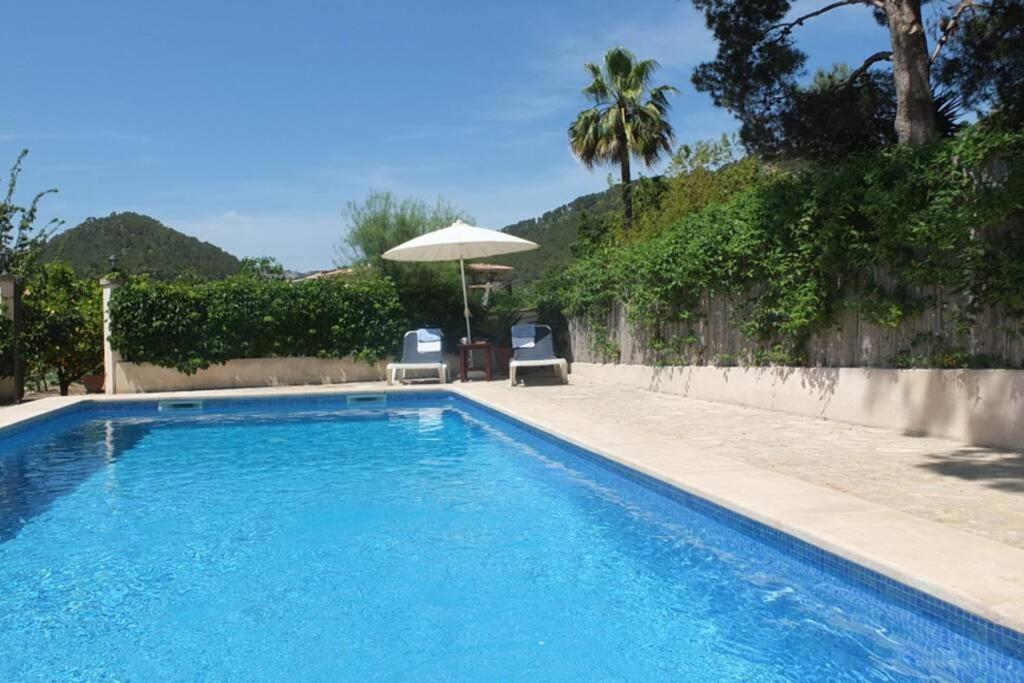 Villa Maria, Bonita Casa Con Jardin Y Piscina Privada En أندراتكس المظهر الخارجي الصورة